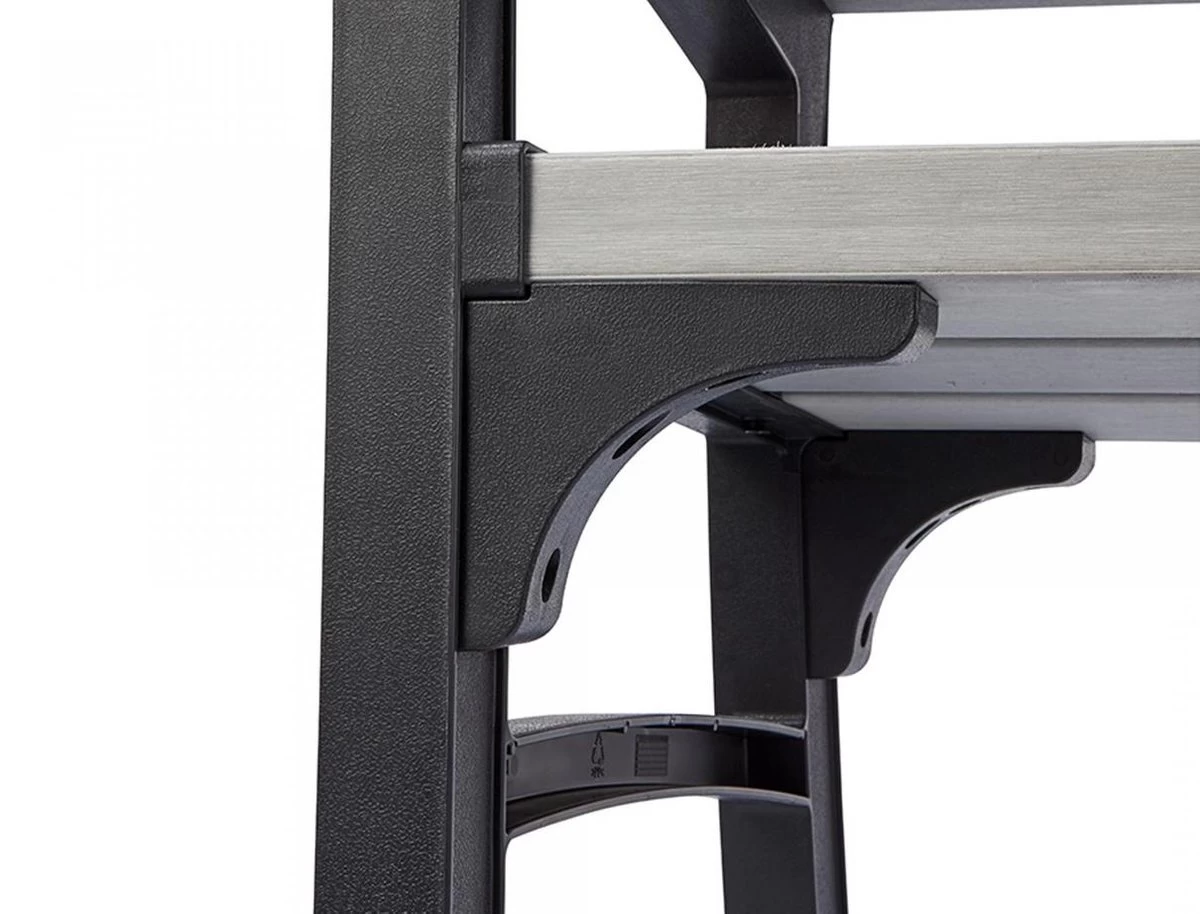 Keter Montero Tuinbank – 2-personen - 120x61x91cm - Grafiet 3 Keter Montero Tuinbank – 2-personen - 120x61x91cm - Grafiet - Afbeelding 3