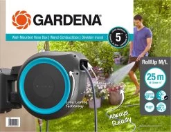 GARDENA - Wandslangenbox - RollUp XL - 35 Meter - Ø 13 Mm 18 GARDENA - Wandslangenbox - RollUp XL - 35 Meter - Ø 13 Mm -Tuin Kortingswinkel 1200x929 3