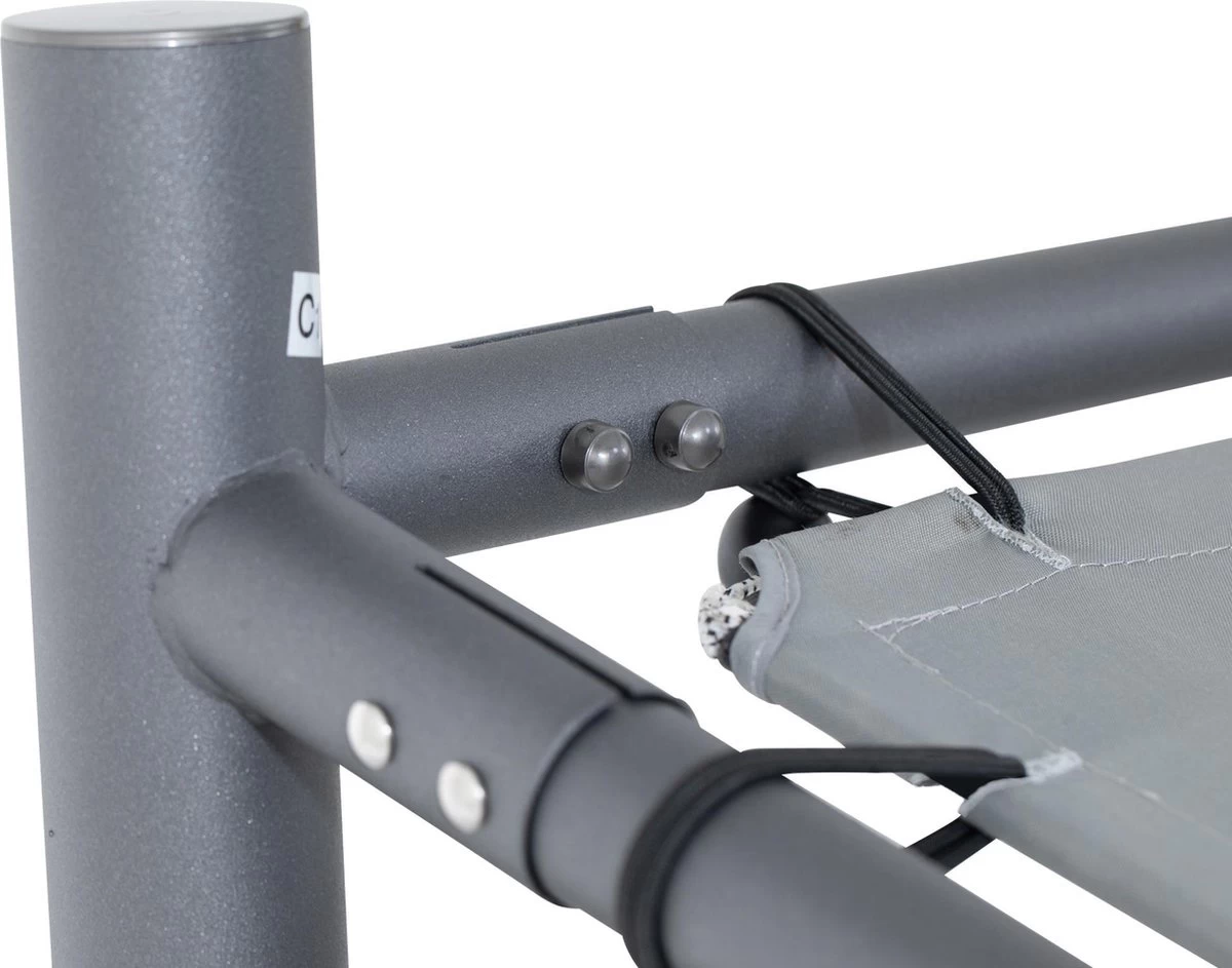 SORARA® Milano Paviljoen - Grijs - 285x300 Cm. 2 SORARA® Milano Paviljoen - Grijs - 285x300 Cm. - Afbeelding 2