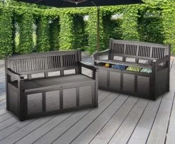 Merkloos Opbergbank Van Kunststof | 130 X 60 Cm | Antraciet 13 Merkloos Opbergbank Van Kunststof | 130 X 60 Cm | Antraciet -Tuin Kortingswinkel 1200x988