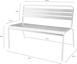 MaximaVida Metalen Tuinbank Max 120 Cm Olijfgroen 11 MaximaVida Metalen Tuinbank Max 120 Cm Olijfgroen -Tuin Kortingswinkel 1200x992