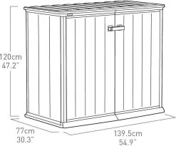 Keter Patio Store Opbergkast - 139,5x77x120cm - Grijs 18 Keter Patio Store Opbergkast - 139,5x77x120cm - Grijs -Tuin Kortingswinkel 1200x995 3