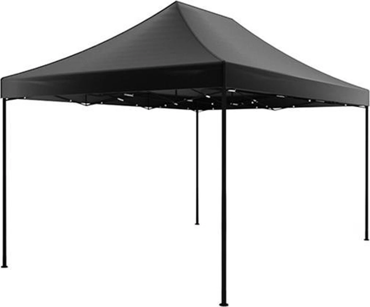 Easy Up 3x4,5m Zwart Luxe Partytent Opvouwbaar 9 Easy Up 3x4,5m Zwart Luxe Partytent Opvouwbaar - Afbeelding 9