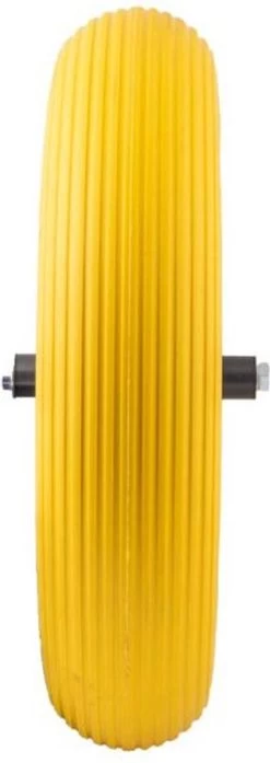 GARDENGEAR Kruiwagenwiel 4.00-8 Pu Plastic Geel -Tuin Kortingswinkel 425x1200