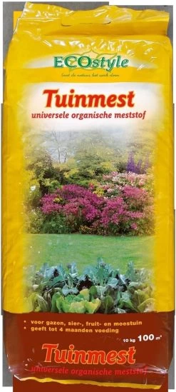 ECOstyle Tuinmest Organische Meststof - Border & Siertuin - Natuurlijke Meststof Gazon - 120 Dagen Voeding- 100 M² - 10 KG -Tuin Kortingswinkel 540x1200 2