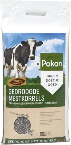 Pokon Gedroogde Mestkorrel - 5kg - Meststof - Geschikt Voor 10m2 Tot 40m2 -Tuin Kortingswinkel 590x1200 2