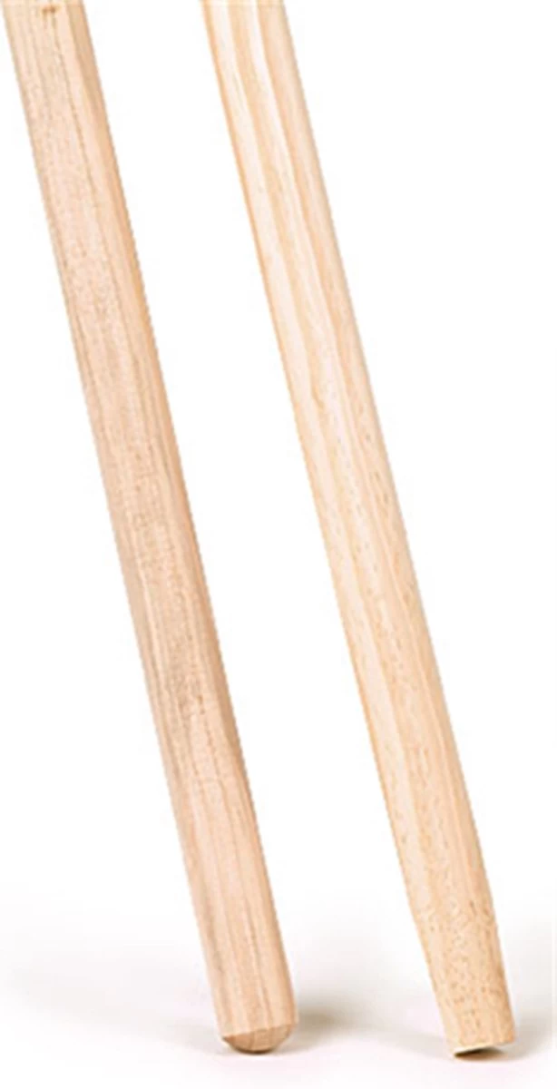 Betra Houten Universele Bezemsteel - 150 Cm - Met Klem Uiteinde 3 Betra Houten Universele Bezemsteel - 150 Cm - Met Klem Uiteinde - Afbeelding 3