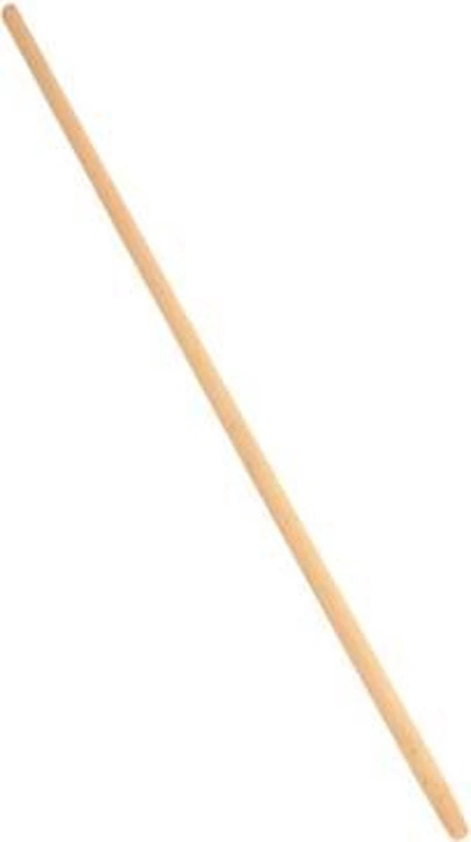 Betra Houten Universele Bezemsteel - 150 Cm - Met Klem Uiteinde 2 Betra Houten Universele Bezemsteel - 150 Cm - Met Klem Uiteinde - Afbeelding 2