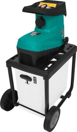 VONROC Stille Hakselaar/Shredder 2800W – Voor Takken Tot Ø45mm – Incl. 60L Opvangbak & Duwstok -Tuin Kortingswinkel 700x1200