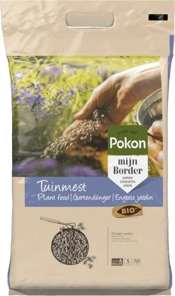 Pokon Bio Tuinmest - 5kg - Meststof (universeel) - 120 Dagen Voeding -Tuin Kortingswinkel 709x1200