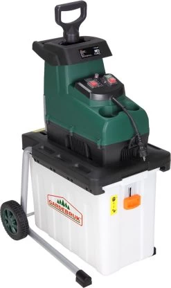 Gardebruk Hakselaar Elektrisch 2800W - 45mm Takdikte - Opvangbak 60 L -Tuin Kortingswinkel 713x1200