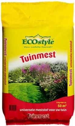 ECOstyle Tuinmest Organische Meststof - Border & Siertuin - Natuurlijke Meststof Gazon - 120 Dagen Voeding- 100 M² - 10 KG -Tuin Kortingswinkel 721x1200 2