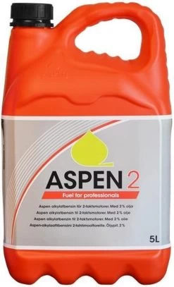 Aspen 2 FRT 5 Liter Schone Alkylaatbenzine Voor Tweetaktmotoren -Tuin Kortingswinkel 729x1200