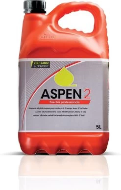 Aspen 2 FRT 5 Liter Schone Alkylaatbenzine Voor Tweetaktmotoren -Tuin Kortingswinkel 765x1200