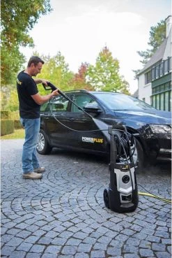 Powerplus POWXG90410 Hogedrukreiniger - 1800W - Max. 140 Bar - 420 L/h - Incl. 8m Slang, Terrasreiniger En Accessoires - Reiniger Voor Auto, Fiets En Meubelen -Tuin Kortingswinkel 803x1200