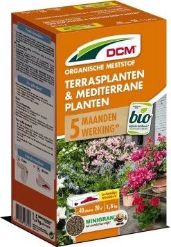 DCM Meststof Terrasplanten & Mediterrane Planten (1,5KG)