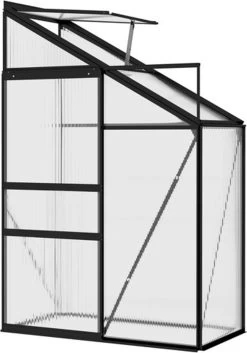 VidaXL Broeikas 1,38 M² Aluminium Antracietkleurig -Tuin Kortingswinkel 840x1200 3
