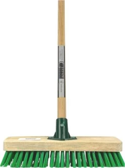 Synx Tools Tegelborstel 28cm - Mosbezem - Schrobbezem - Bezem - Mos - Onkruidborstel - Veger - Harde Borstel- Bezem Met Steel 120cm -Tuin Kortingswinkel 896x1200