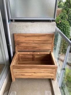 Kleine Teakhouten Tuinbank Met Opbergruimte - 100 X 60 X 90 Cm - Duurzaam Teakhout - Blijft Strak En Mooi - Sterke Constructie Om Lang Mee Te Gaan 24 Kleine Teakhouten Tuinbank Met Opbergruimte - 100 X 60 X 90 Cm - Duurzaam Teakhout - Blijft Strak En Mooi - Sterke Constructie Om Lang Mee Te Gaan -Tuin Kortingswinkel 899x1200 5