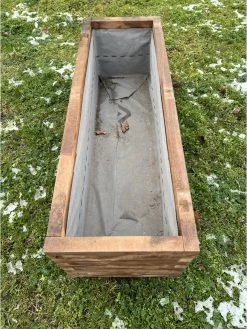 AMISHOUT - Plantenbak Van Balkjes 120x40x40 Cm - Bruin 5 AMISHOUT - Plantenbak Van Balkjes 120x40x40 Cm - Bruin -Tuin Kortingswinkel 902x1200 3