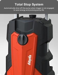 Merkloos Home Hogedrukreiniger - 2100W - 165 Bar - Met Verstelbare Nozzles Slanghaspel 5m Netsnoer 10m Slang - Voor Reiniging Huis Auto Tuin -Tuin Kortingswinkel 939x1200 1