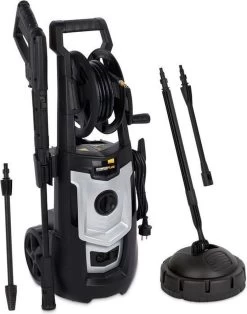 Powerplus POWXG90410 Hogedrukreiniger - 1800W - Max. 140 Bar - 420 L/h - Incl. 8m Slang, Terrasreiniger En Accessoires - Reiniger Voor Auto, Fiets En Meubelen -Tuin Kortingswinkel 944x1200