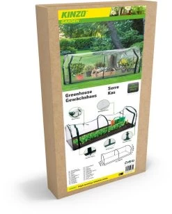 Kinzo Garden Broeikas - Tunnelkas - Met Rits - Staal - 130x60x50cm -Tuin Kortingswinkel 961x1200 5