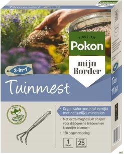 Pokon Tuinmest - 1kg - Meststof - 3-in-1 Werking -Tuin Kortingswinkel 967x1200