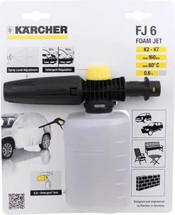 Kärcher FJ 6 Foam Jet - Regelbaar - 0,6 Liter - K2/K7 Series -Tuin Kortingswinkel 976x1200